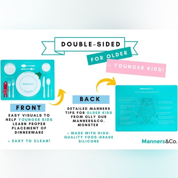 Kids Table Mat for Toddlers & Young Kids 
 Homeschool Montessori * Brand New * - Picture 3 of 6